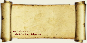 Žaklina Milanov vizit kartica